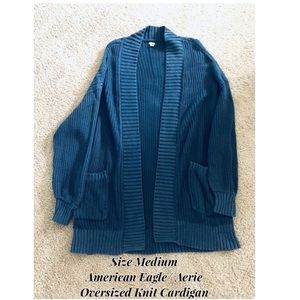 American Eagle/ Aerie Oversized Knit Cardigan sz M